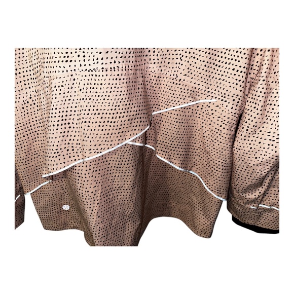 Lululemon Pink Parfait Speckled Runaway Rain Windbreaker Jacket 12 - Picture 8 of 11